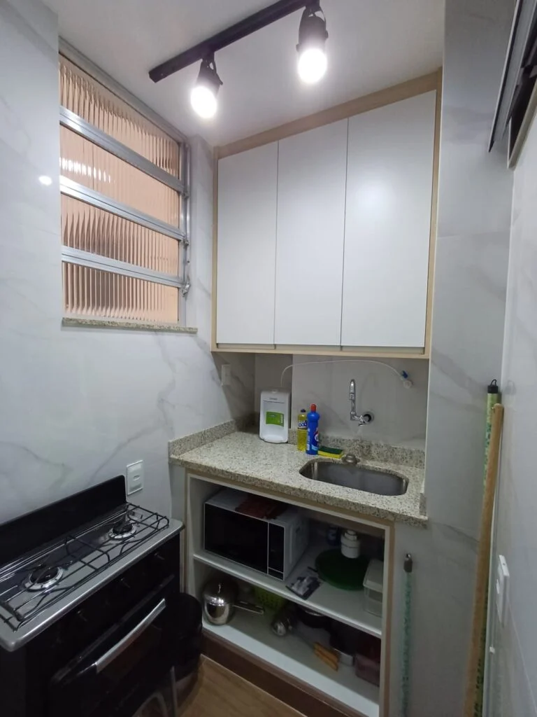 Cozinha do projeto Flamengo